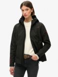 Superdry Hooded Classic Trekker Jacket, Black