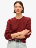 Superdry Fitted Cable Crew Neck Jumper