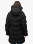 Superdry City Mid-Length Padded Jacket, Black