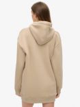 Superdry Essential Hoodie Dress, Cobblestone Grey