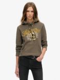 Superdry Organic Cotton Blend Tattoo Script Hoodie