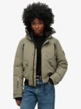 Superdry City Padded Bomber Jacket, Dusty Olive Green