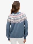 Superdry Heart Fair Isle Jumper, Ecru/Multi