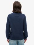 Superdry Americana Crew Knit Jumper, Eclipse Navy