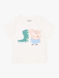 Peppa Pig Baby George Pig T-Shirt, White/Multi