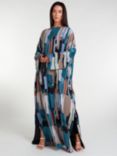 Aab Paint Kaftan Dress, Multi