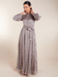 Aab Hojas Maxi Dress, Soft Grey