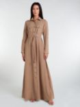 Aab Safari Maxi Dress, Beige