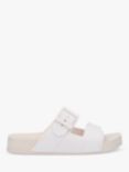 Melissa Cozy Connection Jelly Sliders, Beige/White