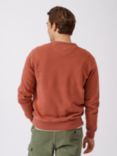 Aubin Vestry Crew Neck Cotton Sweatshirt, Coral