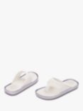 Melissa Float Jelly Flip Flops, White/Clear