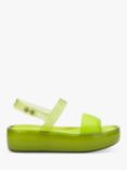 Melissa Float Platform Jelly Sandals, Green