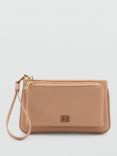 Mango Nil Wristlet Purse, Tan