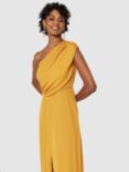 Closet London Asymmetric Midi Dress, Mustard