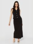 Closet London Timeless Waistcoat, Black