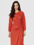 Closet London A-Line Midi Dress, Rust