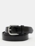 HUSH Polly Patent Leather Belt, Black