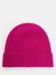 HUSH Cashmere Beanie Hat, Magenta