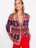 Boden Fair Isle Boyfriend Cardigan, Multi