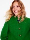 Boden Hamilton Textured Military Wool Blend Coat, Highland Green