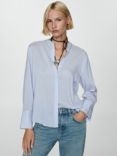 Mango Goody Long Sleeve Shirt, Blue