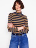 Boden Anna Stripe Cotton Rib Top