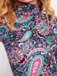 Boden Polly Paisley Jersey Top, Multi