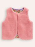 Mini Boden Kids' Borg Gilet, Almond Pink