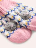 Mini Boden Kids' Fair Isle Mittens, Bunny