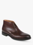 Jones Bootmaker Gordon Leather Lace-Up Boots, Dark Brown