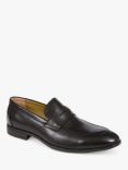 Jones Bootmaker Rushden Leather Loafers, Black