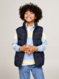 Tommy Hilfiger Kids' Essential Padded Gilet, Desert Sky