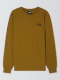 The North Face Long Sleeve Redbox T-Shirt, Moss Green