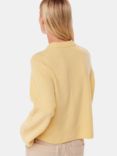 Whistles Alana Wool Blend Crew Jumper, Yellow