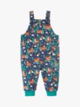 Frugi Baby Parsnip Organic Cotton Dungarees, Roarsome!