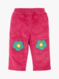 Frugi Baby Trixy Organic Cotton Corduroy Reversible Trousers, Pink/Multi