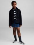 Mango Kids' Xesca Boxy Jacket, Navy