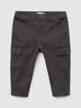 Mango Kids' Elasticated Waist Cargo Trousers