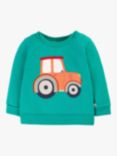 Frugi Kids' Organic Cotton Easy On Sweatshirt, Iguana