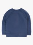 Frugi Kids' Ethan Applique Sweatshirt, Navy Blue