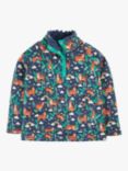 Frugi Kids' Snuggle Organic Cotton Fleece Jumper, Roarsome!