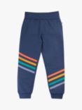 Frugi Kids' Perrin Parsnip Stripe Joggers, Navy