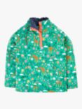 Frugi Kids' Snuggle Organic Cotton Fleece Jumper, A Tower Of Giraffes