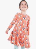 Frugi Kids' Sofia Organic Cotton Skater Dress