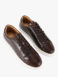 KG Kurt Geiger Fire Leather Trainers, Mid Brown