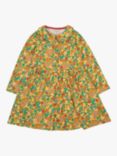 Frugi Kids' Autumn Organic Cotton Printed Dress, Multi