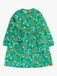 Frugi Kids' Dani Organic Cotton Giraffe Dress, Multi