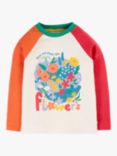 Frugi Kids' Tamar Organic Cotton Raglan Top, Multi