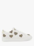 Kurt Geiger London Lane Love Heart Motif Trainers, White