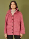 Yumi Oversized Wool Blend Jacket, Pink